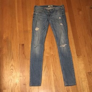 hollister ripped jeans